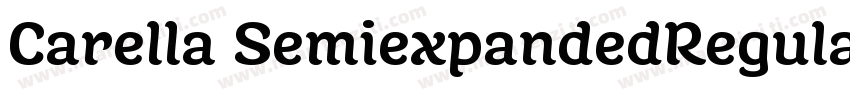 Carella SemiexpandedRegularttf字体转换